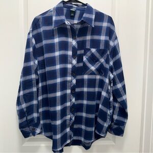NWT Target Wild Fable Super Soft Blue Flannel